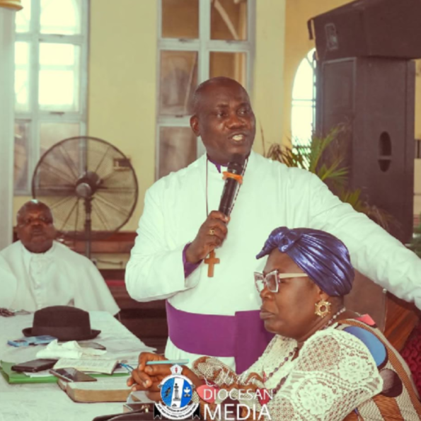 Worship service in progress